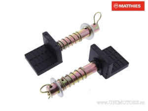 Rubber L-shaped adapter for rear stand - JM