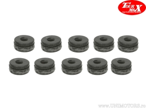 Rubber pad (10x25x12mm) - set of 10 pieces - Honda CB 500 / FJS 600 D Silver Wing / XR 650 R / XRV 750 Africa Twin - TourMax
