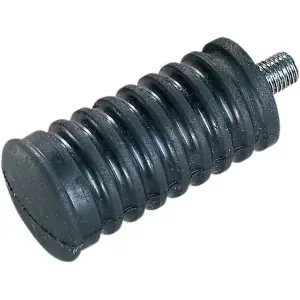 Rubber Replacement Driver Foot Pegs and Shifter Peg - Black, Zinc, Polished - DS241050