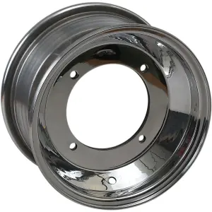 Rueda de aluminio prensado con labio estándar - Pulido, Plateado - 10x5 - 02320108