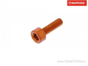 Rundkopfschraube Pro Bolt M3 x 0.50 x 10 mm Aluminium orange - JM