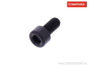 Rundkopfschraube Pro Bolt M5 x 0.80 x 10 mm Schwarz Aluminium - JM