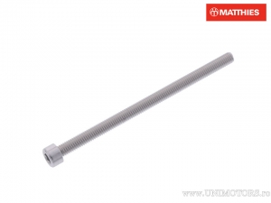 Rundkopfschraube Pro Bolt M6 x 1.00 x 100 mm Silber Aluminium - JM