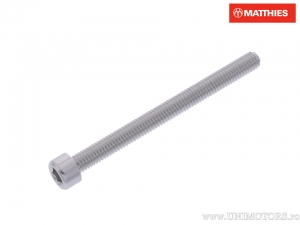 Rundkopfschraube Pro Bolt M6 x 1.00 x 70 mm Silber Aluminium - JM