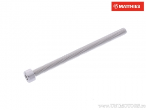 Rundkopfschraube Pro Bolt M6 x 1.00 x 85 mm silbernes Aluminium - JM