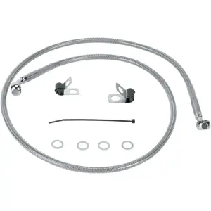 RVS remleidingkit - Zilver, transparant gecoat - 17410874