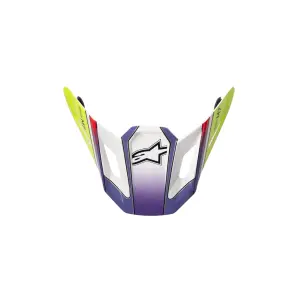 S-M7 Fuse Helmet Visor - Purple, White, Yellow - Adult - One Size - 01321878