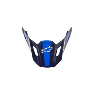 S-M7 Rise Helmet Visor - Blue, White - Adult - One Size - 01321886