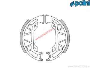 Saboti frana spate (100x20mm / cu arcuri) - 1760275 - Polini