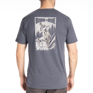 Saddle Mountain Tri-blend Tee Black - Hi-Vis: Mărime - L