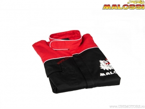 Salopette de travail (taille S) - noire / rouge - Malossi