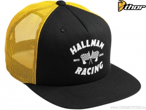 Sapca casual Finish Line (negru / galben) - Hallman