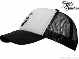 Sapca casual Rusty Stitches Davy Black-White (negru-alb) - Rusty Stitches