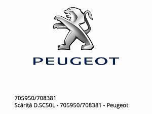 Scăriță D.SC50L - 705950/708381 - Peugeot