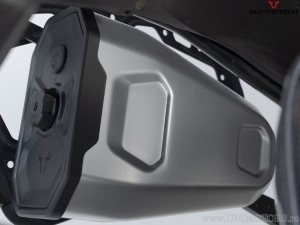 Scatola portautensili TRAX per supporto laterale PRO - volume: 3,3L / materiale: alluminio / colore: argento - SW-Motech