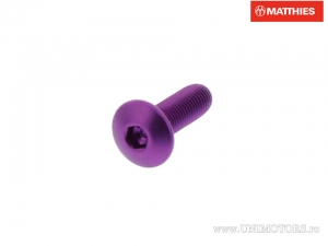 Schraubenkappe Bomb M4 x 0,50 x 12 mm Aluminium Violett - JM