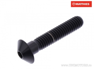 Schraubenkappe Bomb M6 x 1.00 x 30 mm schwarz Titan - JM