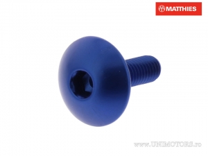 Schraubenkappe Bomb Pro Bolt M5 x 0,80 x 16 mm Aluminium Blau - JM