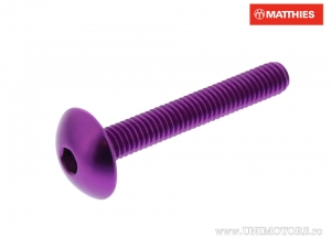 Schraubenkappe M6 x 1.00 x 40 mm Pro Bolt Aluminium Violett - JM