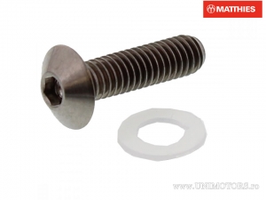 Schraubenkappe Pro Bolt M4 x 0.70 x 15 mm Titan - JM