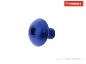 Schraubenkappe Pro Bolt M5 x 0,80 x 7 mm Aluminium blau - JM