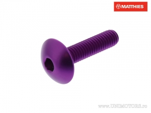 Schraubenkappe Pro Bolt M6 x 1.00 x 25 mm Aluminium violett - JM