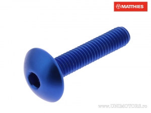 Schraubenkappe Pro Bolt M6 x 1.00 x 30 mm blau Aluminium - JM