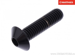 Schraubenkappe Pro Bolt M8 x 1.25 x 30 mm Schwarz Titan - JM