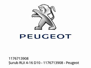 Schroef rlx 4-16 d10 - 1176713908 - Peugeot
