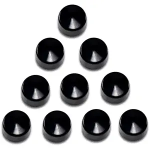 Schroefkappen - Zwart, Mat - 24020151