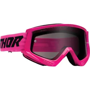 Schutzbrille Combat Sand Racer - Flo Pink, Schwarz - Erwachsene - Eine Größe - 26012700