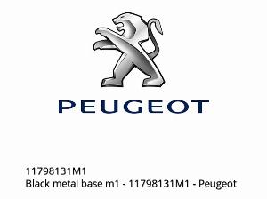 Schwarze Metallbasis M1 - 11798131M1 - Peugeot