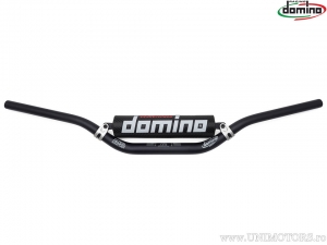 Schwarzer Aluminiumlenker mit Offroad Medium BEND Querstrebe, 22mm Durchmesser und 810mm Länge - Domino