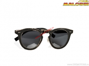 Schweißerbrille (gelbe Arme) - schwarz - Malossi