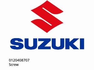 Screw - 0120408707 - Suzuki