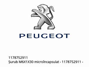 SCREW M6X1X30 MICROENCAPSULE - 1178752911 - Peugeot