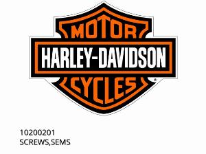 SCREWS,SEMS - 10200201 - Harley-Davidson