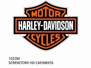 SCREW,TORX HD CAP,M8X55 - 1023M - Harley-Davidson