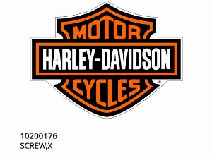 SCREW,X - 10200176 - Harley-Davidson