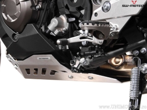 Scudo motore - materiale: alluminio - colore: argento - Kawasaki Versys 1000 ('12-'18) - SW-Motech