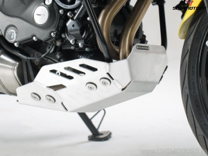 Scudo motore - materiale: alluminio - colore: argento - Kawasaki Versys 650 ('14-'20) - SW-Motech