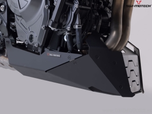 Scudo motore - materiale: alluminio - colore: nero/argento - Suzuki GSX-8S ('22-) - SW-Motech