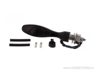 Señal de giro LED Micro 1000 Extreme BLACK con vidrio ahumado - Kellermann