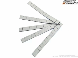 Self-Adhesive Wheel Balancing Weights Set - 48 pieces 12 x 7 gr - Moose