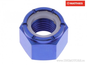 Self-locking nut Pro Bolt M12 x 1.75 mm blue titanium - JM