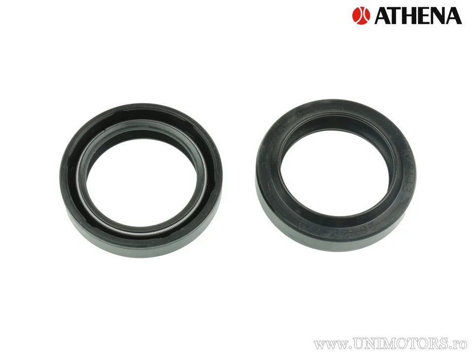 Selo de óleo do garfo conjunto (28x38x7/9mm) - Malaguti Ciak 50 2T ('99-'00) / Ciak 50 4T Master ('05-'06) - Athena