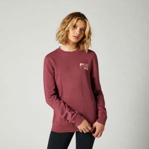 SENT CREW FLEECE [PUR HZ]: Size - L