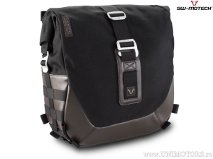 Set borsa laterale sinistra Legend Gear LC2 (13,5L) e supporto SLC - nero-marrone - modelli Ducati Scrambler - SW-Motech