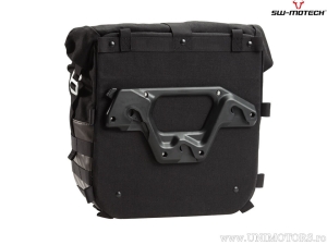Set borsa laterale sinistra Legend Gear LC2 (13,5L) e supporto SLC - nero-marrone - modelli Ducati Scrambler - SW-Motech