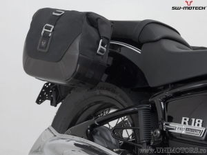 Set borse laterali Legend Gear LC2 e supporti SLC - 27,0L - nero-marrone - BMW R18 ('20-) - SW-Motech